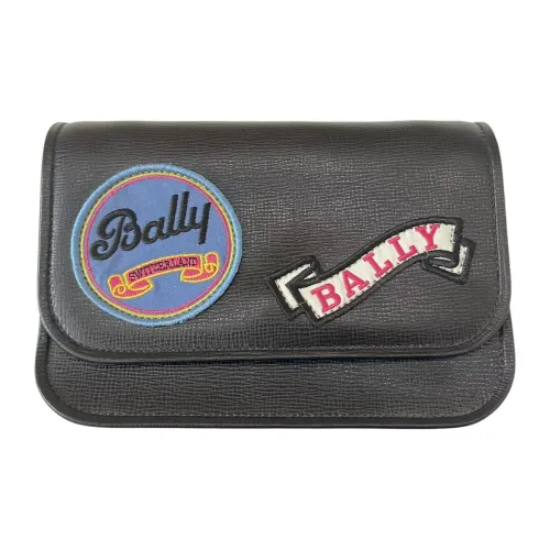 BALLY Клатч из коровьей кожи женский черный