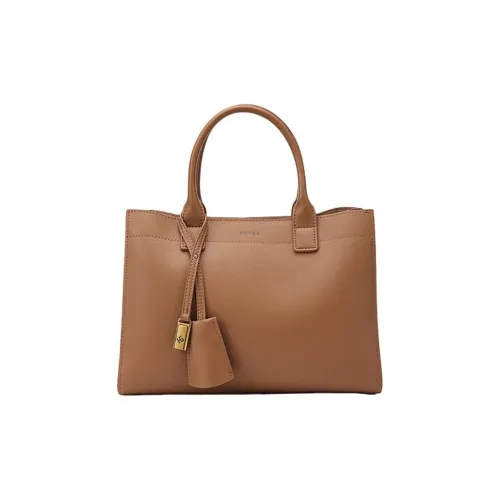 HONGU Сумка из коровьей кожи с синтетической кожей женская светлый кофейный экрю