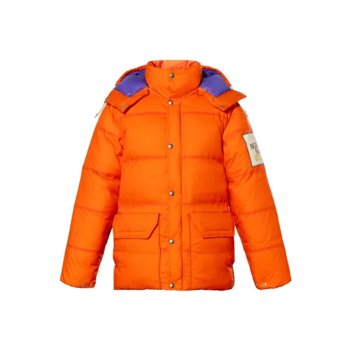 GUCCI X The North Face Пуховик Женские Оранжевый