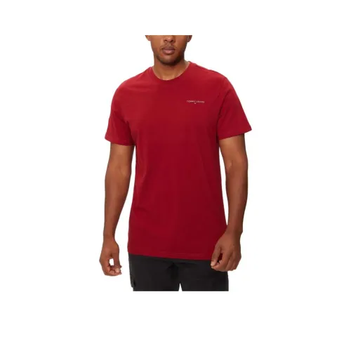 Tommy Hilfiger Red Men's T-Shirts Томми Хилфигер Красные Мужские Футболки