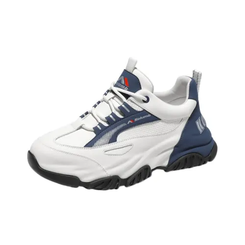 KOLUMB Амортизаторы Slip-resistant Низкий Топ Повседневная обувь Мужская Белый Синий