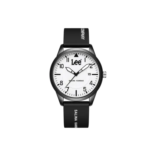 Lee Наручные часы Кварцевый механизм Силиконовый ремешок Белый циферблат Унисекс День рождения Schoolmate Сезон возвращения в школу Коробка