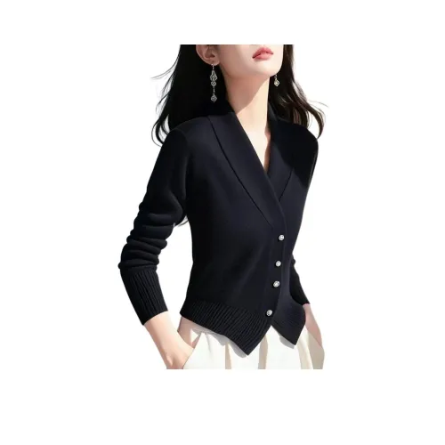 OURUOKE Черный Женский Трикотаж