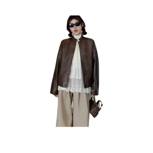 COHX Коричневый Женский Куртки