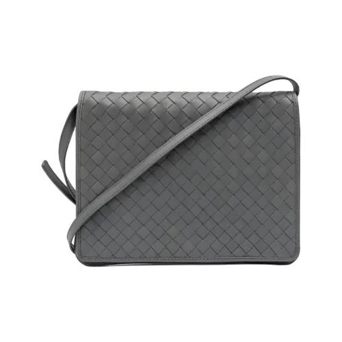 Bottega Veneta Intrecciato Sheepskin Сумка через плечо Женская Светло-Серый