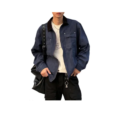 WHAZLAB Темно-синие унисекс куртки