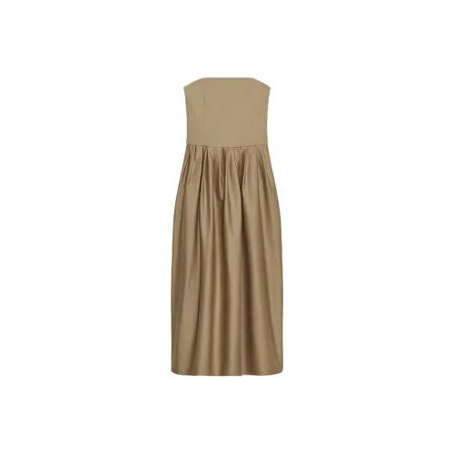 ZARA Khaki Женские Платья без рукавов