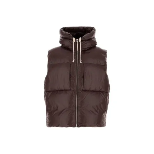 JIL SANDER Коричневый Мужской Жилеты