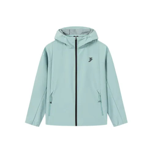 361° Jade Green Men's Trench