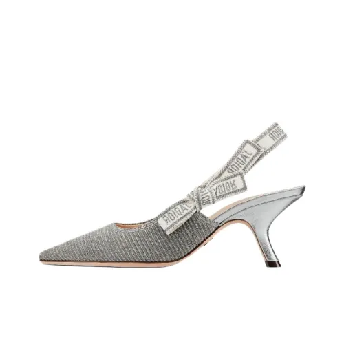 DIOR J'Adior Боковая Стелька Высокие Каблуки Женские Серебристые