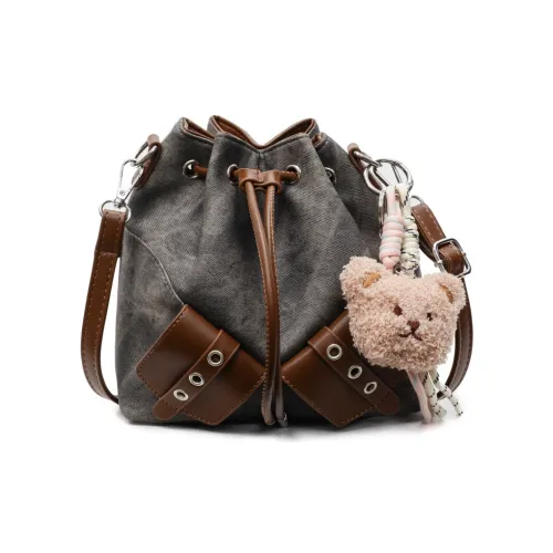 DALO ПУ (полиуретан) Сумка-ведро Сумка через плечо Женская Многоцветная