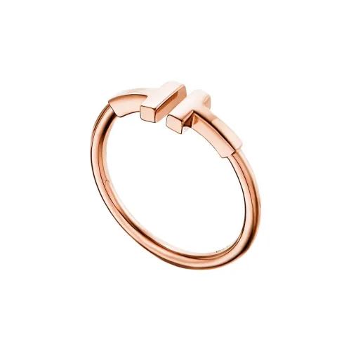 TIFFANY & CO. Кольцо Wire Розовое Золото 18 Карат