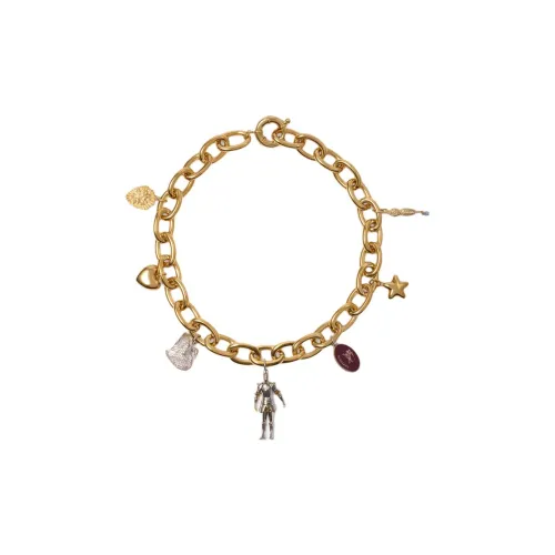 Burberry Циркон Ожерелья Женские Золото Многоцветный