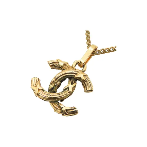 CHANEL Металлические ожерелья Унисекс Золото