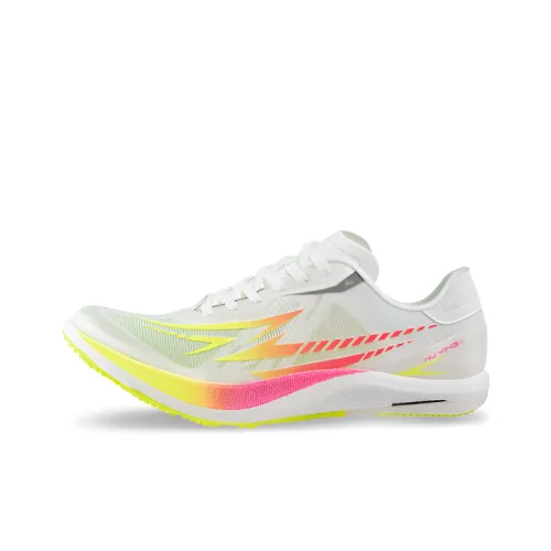 ZINGIS Противоскользящий Легкий С амортизацией Низкий Топ Полная длина Карбоновая плита Беговые кроссовки Унисекс Циановый Bird