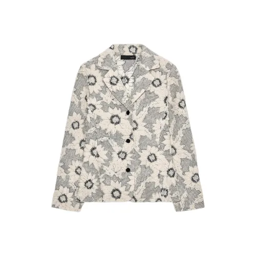 ZARA Телесный Черный Женские Деловые Костюмы