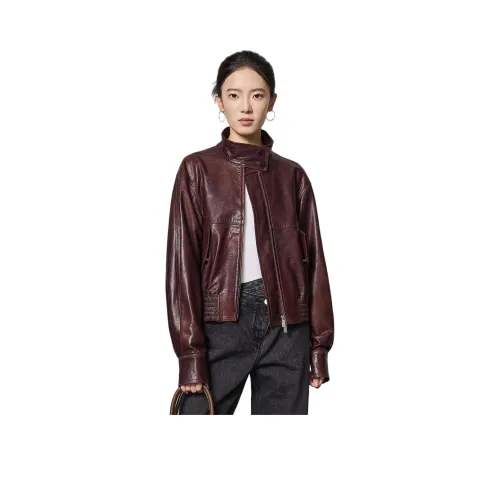 ZUOSAISI Кожа Куртка Женская