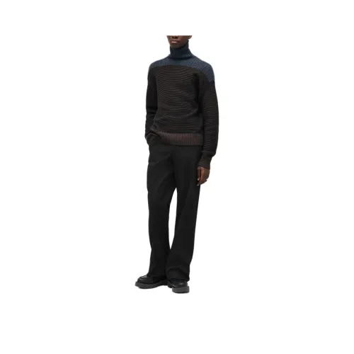 HERMES Мужские свитеры синие и коричневые