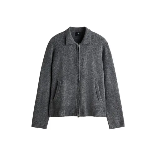 H M Темно-серый мужской трикотаж