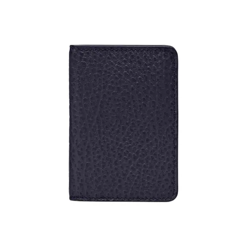 Maison Margiela Телячья кожа Держатель для карт Женские Темно-синий