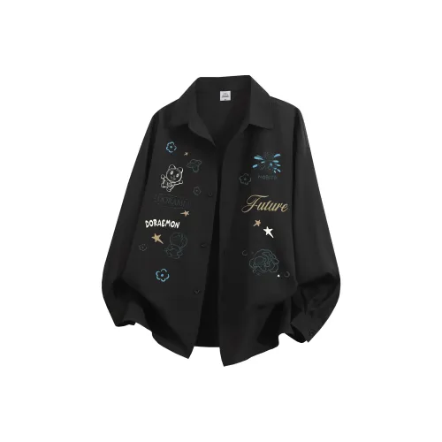 DoraemonA Длинный рукав рубашка унисекс