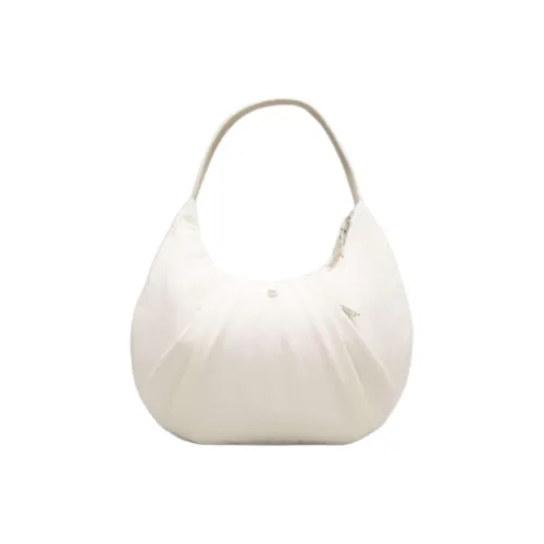 lululemon Плиссированная Водонепроницаемая Сумка на плечо Женская Эльф Желтый Натуральный лен