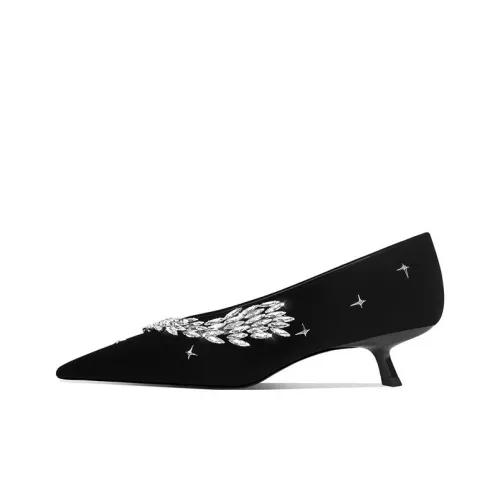 Hoov Высокие каблуки Классический черный Женские