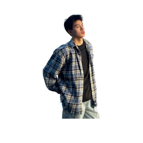 BEAR UNION Синие Унисекс Рубашки