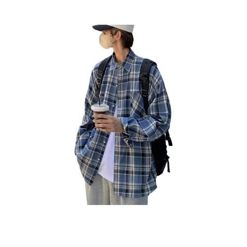 BEAR UNION Синие Унисекс Рубашки