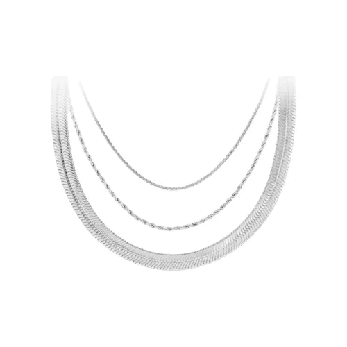 CALVIN KLEIN Вечный Стальной Ожерелье Женское Стальное