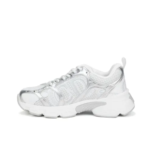 DIOR Chrono Low Топ Повседневная обувь Женская Белая