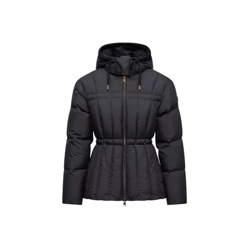 Moncler Estom Vertical Quilted Hooded Short Down Jacket Women's