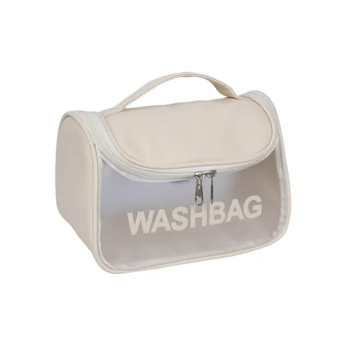 DIFFERENT FACES ПВХ Сумки для хранения Путевые косметички Косметички Женские Pearl White