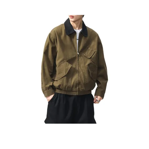 ZENGZHI Куртка Свободный крой Прямой крой Унисекс