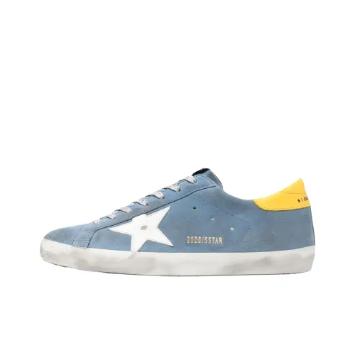 Golden Goose Супер Звезда Low Топ Скейтборд Кроссовки Мужские Синие Белые Желтые