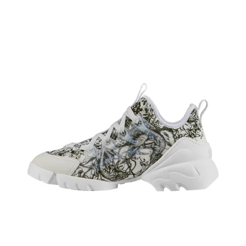 DIOR D Connect Low Топ Повседневная обувь Женская Стоун Блэк