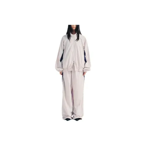 Nick Nicole FW25 PIPING Tracksuit Комплект_Серый Повседневный Костюм Женский