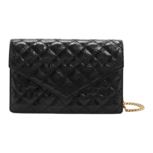 CHARLES KEITH ПУ (полиуретан) Маленькая квадратная сумка сумка через плечо плечевая сумка маленькая женская глубокий черный белый хаки масляный