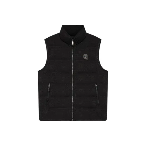 KARL LAGERFELD Karl Lagerfeld Jeans Черный Мужской Пуховый жилет