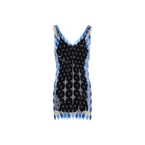 Paco Rabanne Черные Женские Платья без Рукавов