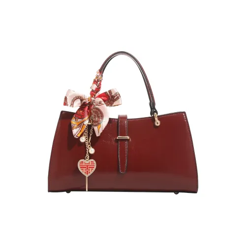 SMILE FOCUS Микрофибра Синтетическая Кожа Сумка через плечо Сумка для женщин Бордовый