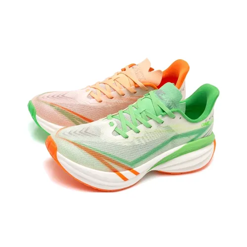 ONEMIX Treat Yourself Refreshing Беговые кроссовки Унисекс Сердце Зеленый Оранжевый