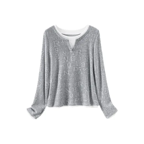 TOUCH Светло-серые женские T-рубашки