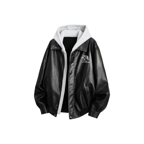 PAUL COSTELLOE Кожа Куртка Унисекс