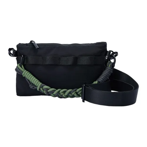 URBAN REVIVO Ткань Сумка через плечо Стандартная Мужская Черная