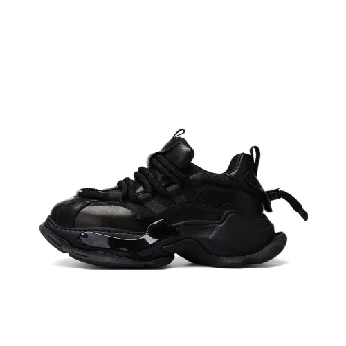 U7 Модный массивные кроссовки Fashion casual Спортивные кроссовки Мужской Черный