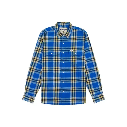 WRANGLER Мужские Синие Рубашки