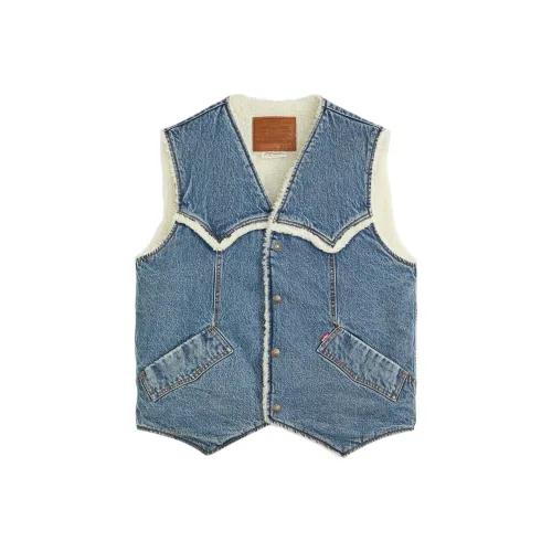 Levis Blue Men's Vest Левис Синий Мужской Жилет