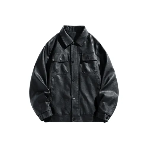 PIERRE CARDIN Одежда Пальто Кожаная Куртка Мужская