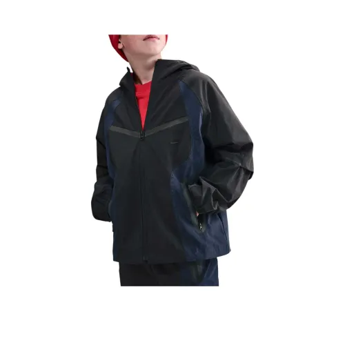 Nike Ткани вязаные Черные Kids Куртки